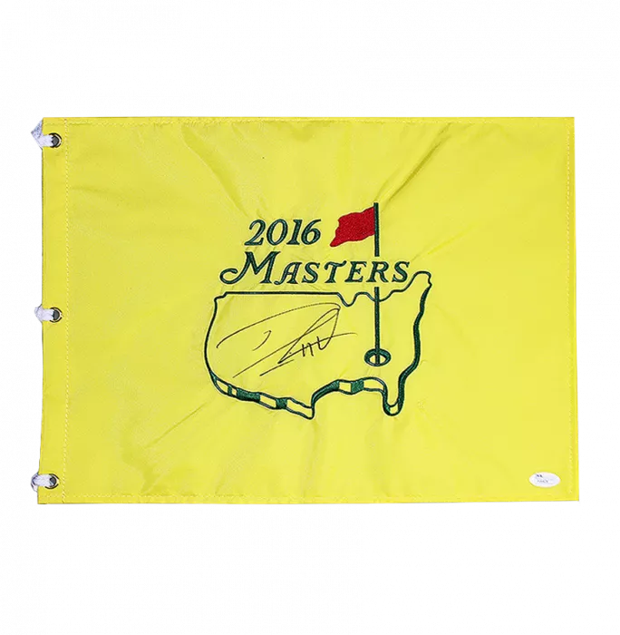 Danny Willett Signed 2016 Augusta National Masters Pin Flag