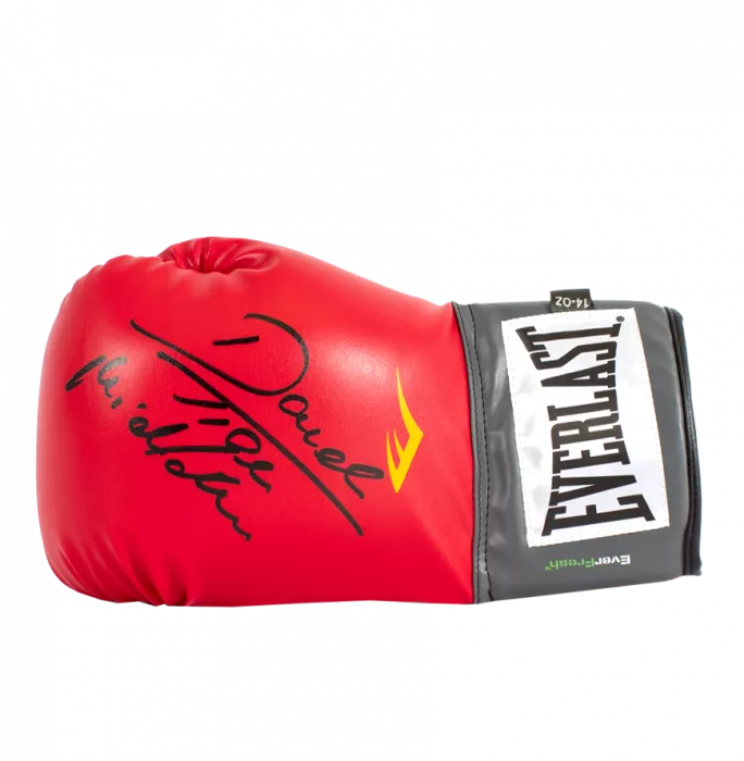 Dariusz Michalczewski Signed Red Everlast Boxing Glove