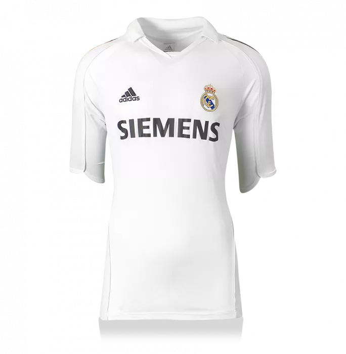 David Beckham Back Signed Real Madrid 2005-06 Home Shirt In Hero Frame: Option 1