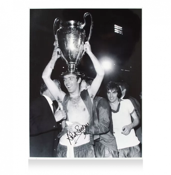 David Sadler Signed Manchester United European Cup Winner Print In Premium Photo Frame