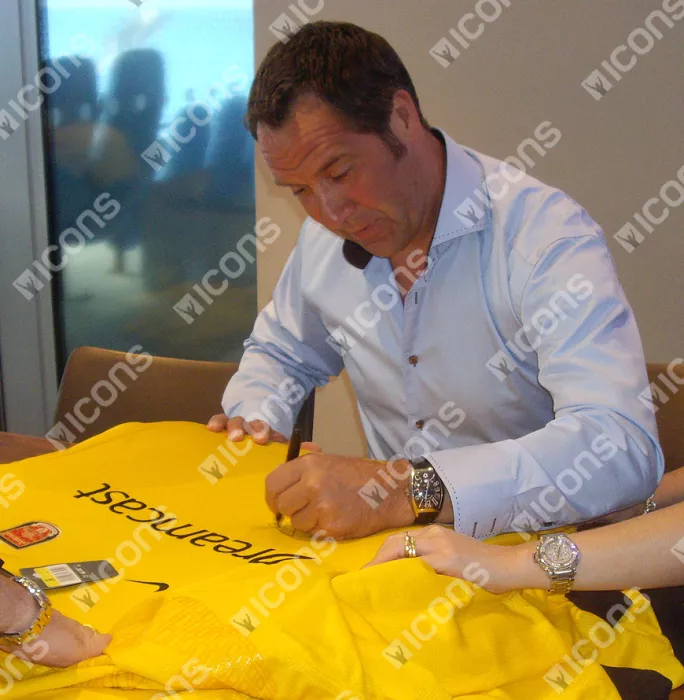 David Seaman Front Signed Arsenal 2001-02 Goalkeeper Shirt