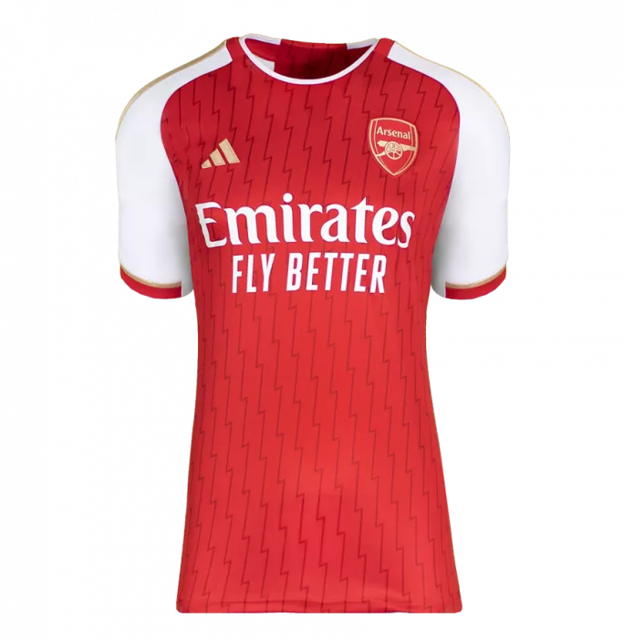 Declan Rice Back Signed Arsenal 2023-24 Home Shirt In Classic Frame