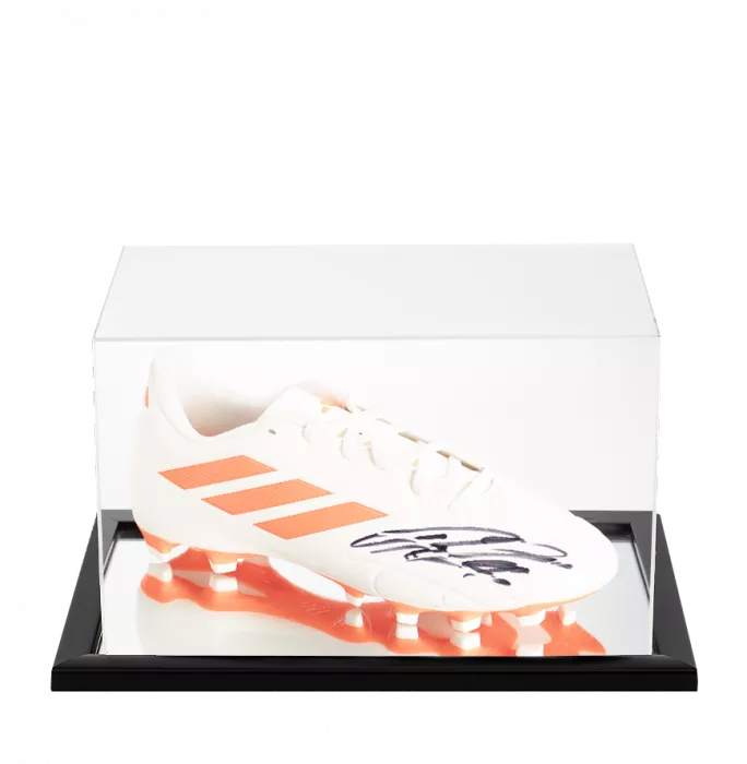 Declan Rice Signed Adidas Copa Football Boot In Acrylic Case