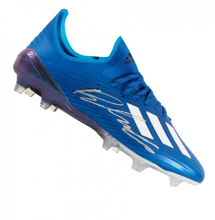 Declan Rice Signed Blue Adidas X19.1 High End Boot