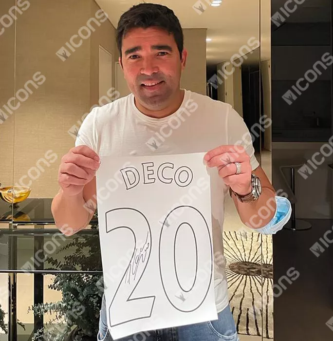 Deco Back Signed Chelsea FC 2004-05 Home Shirt