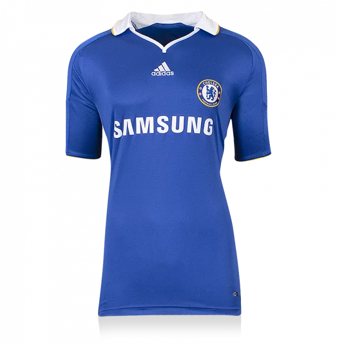 Deco Back Signed Chelsea FC 2004-05 Home Shirt In Classic Frame