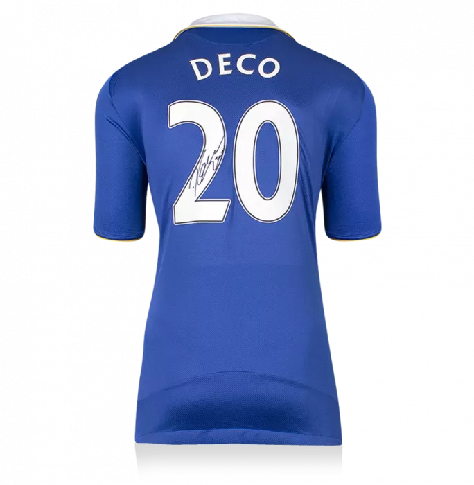 Deco Back Signed Chelsea FC 2004-05 Home Shirt