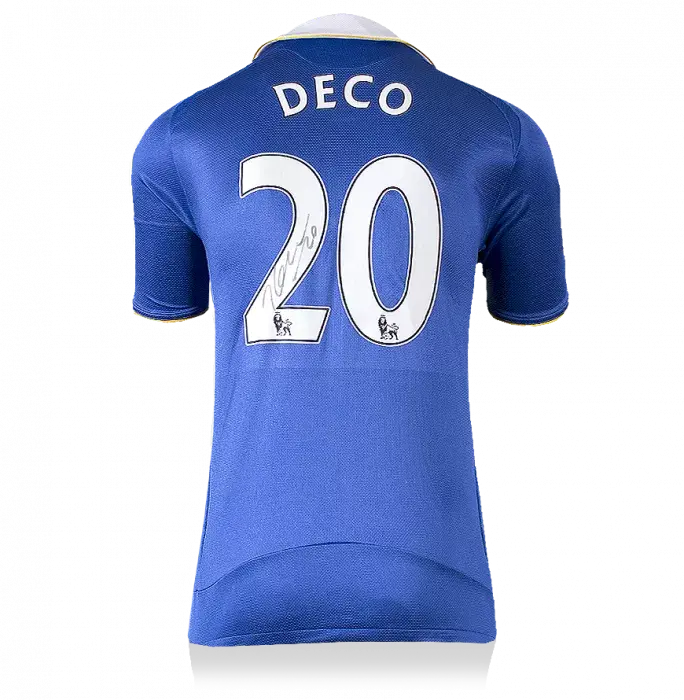 Deco Back Signed Chelsea FC 2008-09 Home Shirt