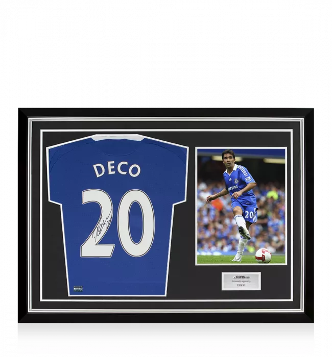 Deco Signed Chelsea 2004-05 Home Shirt In Hero Frame: Option 1
