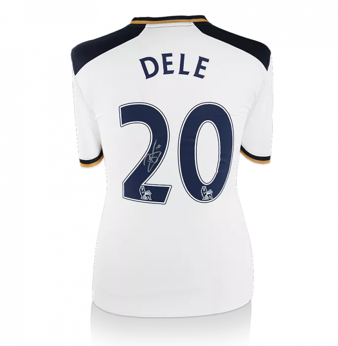 Dele Alli Back Signed Tottenham Hotspur 2016-17 Home Shirt