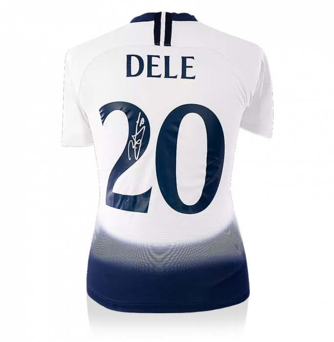 Dele Alli Back Signed Tottenham Hotspur 2018-19 Home Shirt: UEFA Champions League Edition