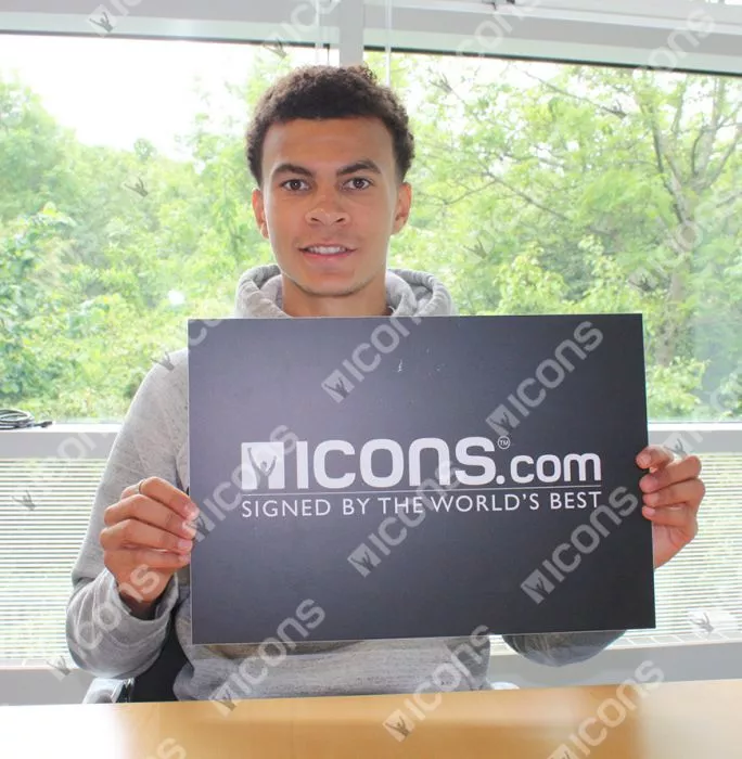 Dele Alli Back Signed Tottenham Hotspur 2019-20 Home Shirt