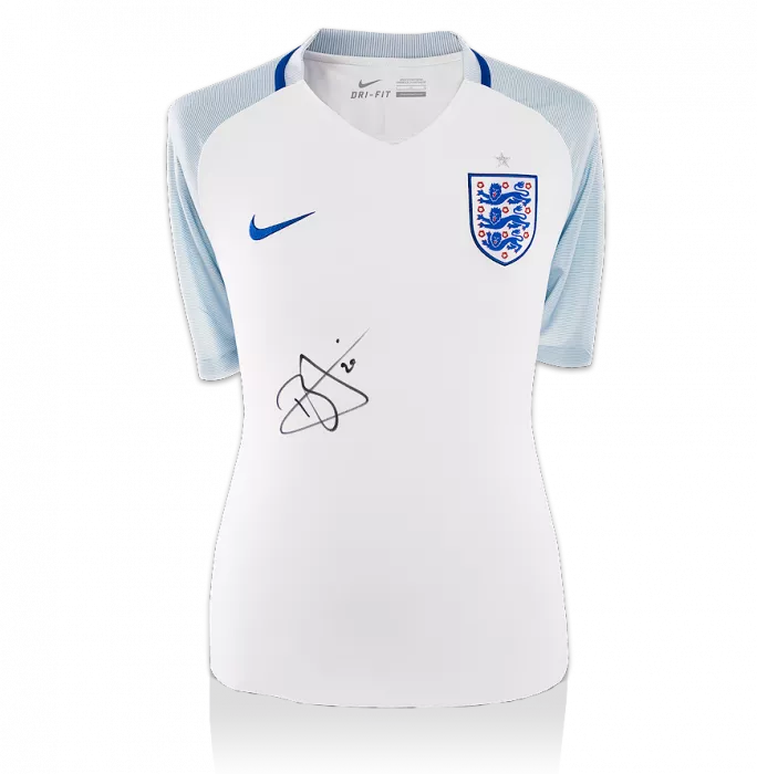 Dele Alli Front Signed England 2016 Home Shirt
