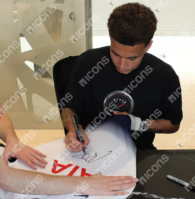 Dele Alli Front Signed Tottenham Hotspur 2018-19 Home Shirt