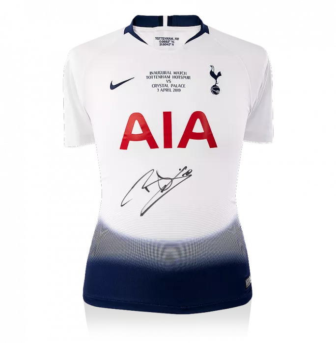 Dele Alli Front Signed Tottenham Hotspur 2018-19 Home Shirt: Tottenham Stadium Inaugural Match Edition