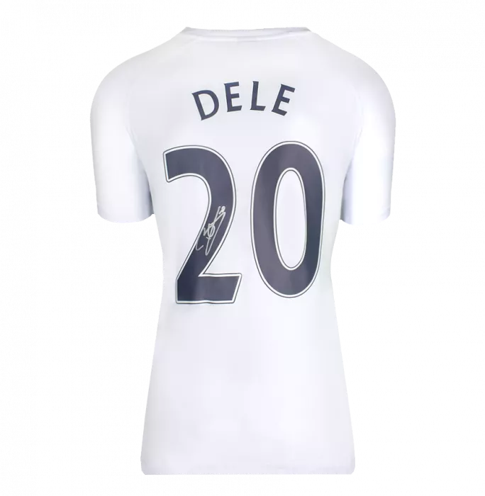 Dele Alli Official Tottenham Hotspur Back Signed And Framed Lab T-Shirt