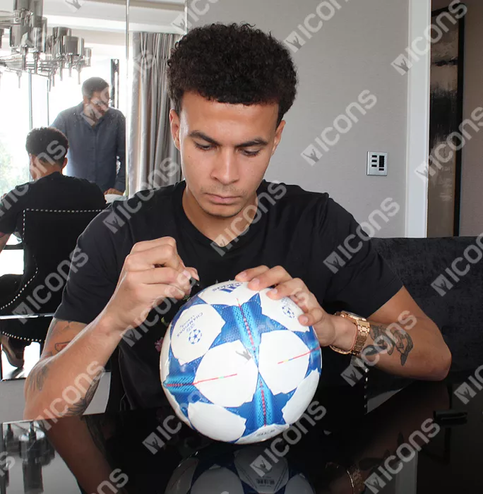 Dele Alli Signed 2015-16 UEFA Champions League Football