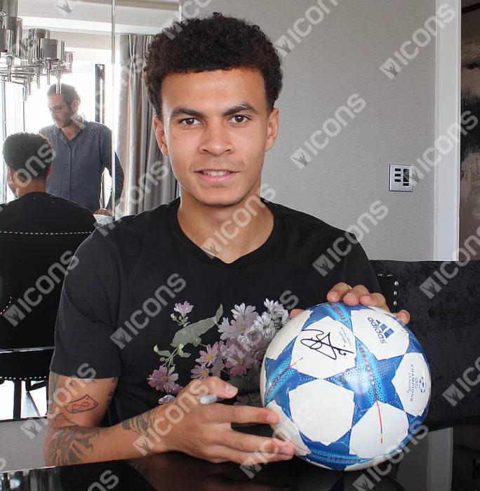 Dele Alli Signed 2015-16 UEFA Champions League Football