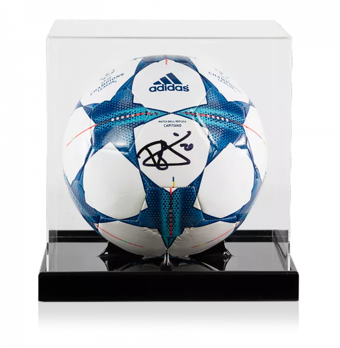 Dele Alli Signed 2015-16 UEFA Champions League Football In Acrylic Case