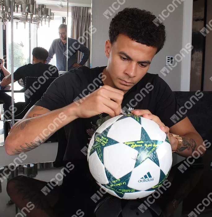 Dele Alli Signed 2016-17 UEFA Champions League Football