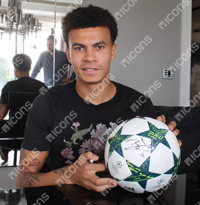 Dele Alli Signed 2016-17 UEFA Champions League Football