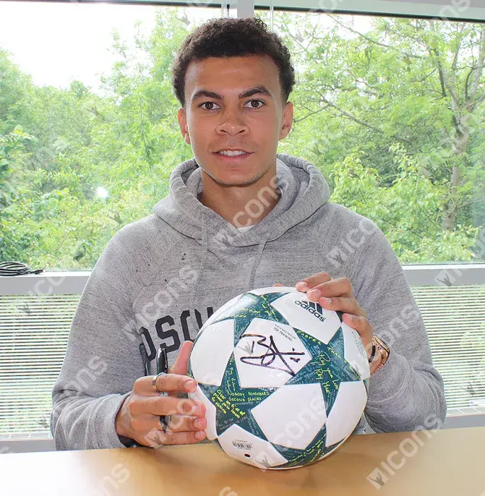 Dele Alli Signed 2016-17 UEFA Champions League Football