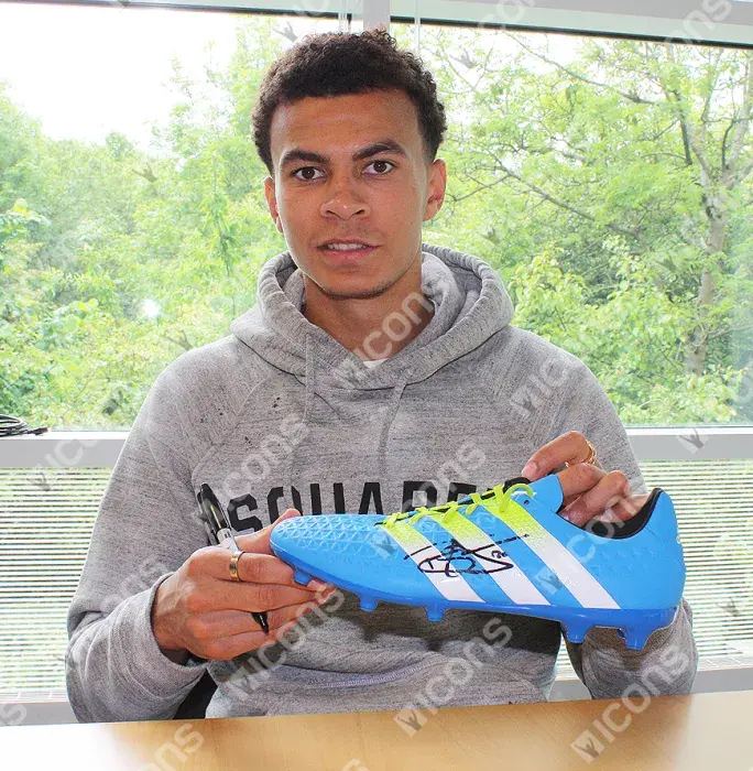 Dele Alli Signed Blue And Green Adidas X 16.3 Boot