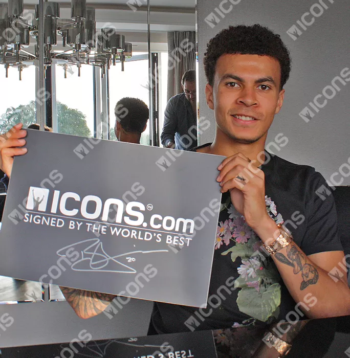 Dele Alli Signed Plaque And Photo Frame: North London Derby Goal Vs Arsenal