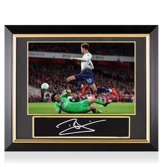 Dele Alli Signed Plaque and Photo Frame: North London Derby Goal vs Arsenal