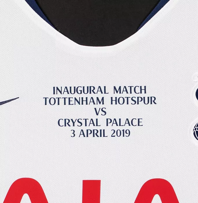 Dele Alli Signed Tottenham Hotspur 2018-19 Home Shirt In Classic Frame: Inaugural Match Edition