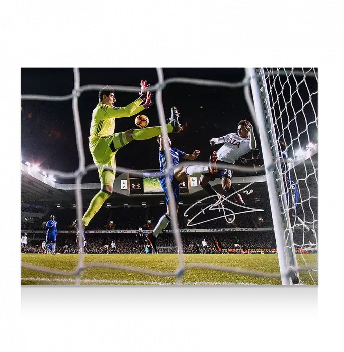 Dele Alli Signed Tottenham Hotspur Photo: Brace vs Chelsea