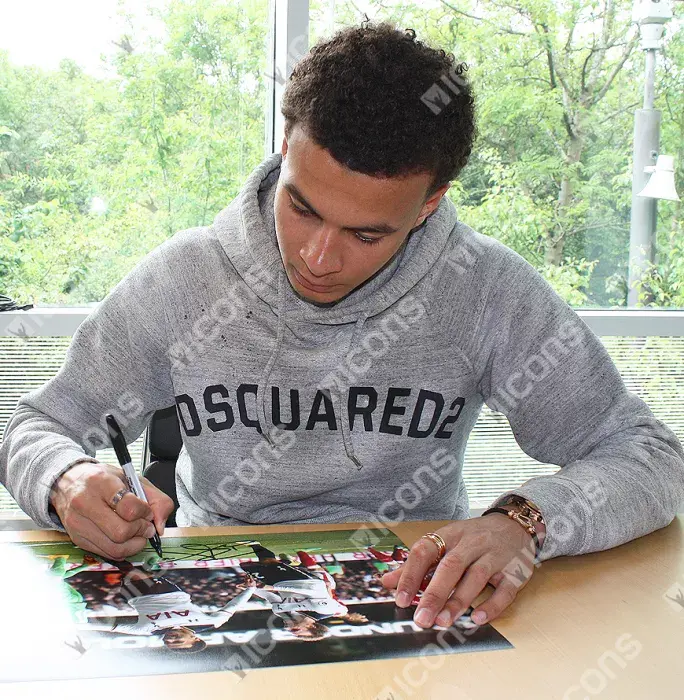 Dele Alli Signed Tottenham Hotspur Photo: Goal Vs Arsenal