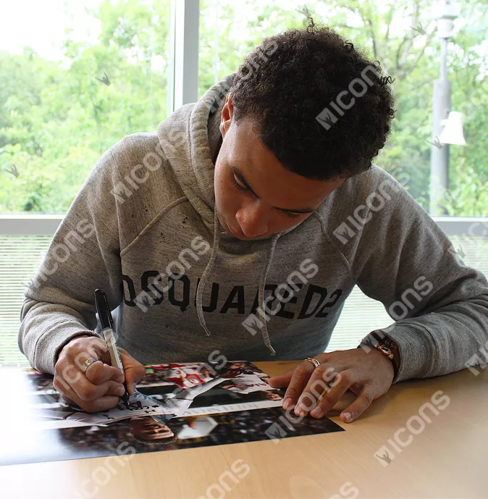 Dele Alli Signed Tottenham Hotspur Photo: North London Derby Goal With "COYS" Inscription