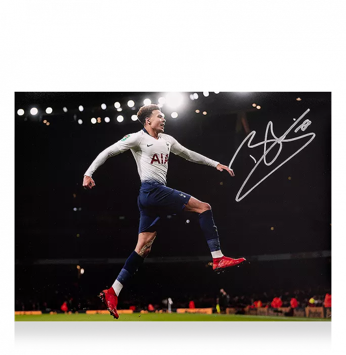 Dele Alli Signed Tottenham Hotspur Photo: North London Derby Goal vs Arsenal