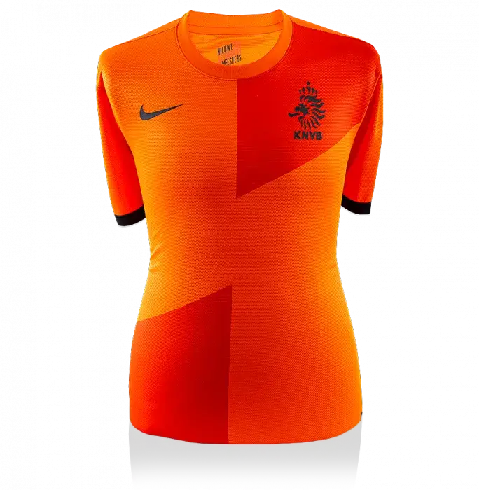 Dennis Bergkamp Back Signed Netherlands Home Shirt