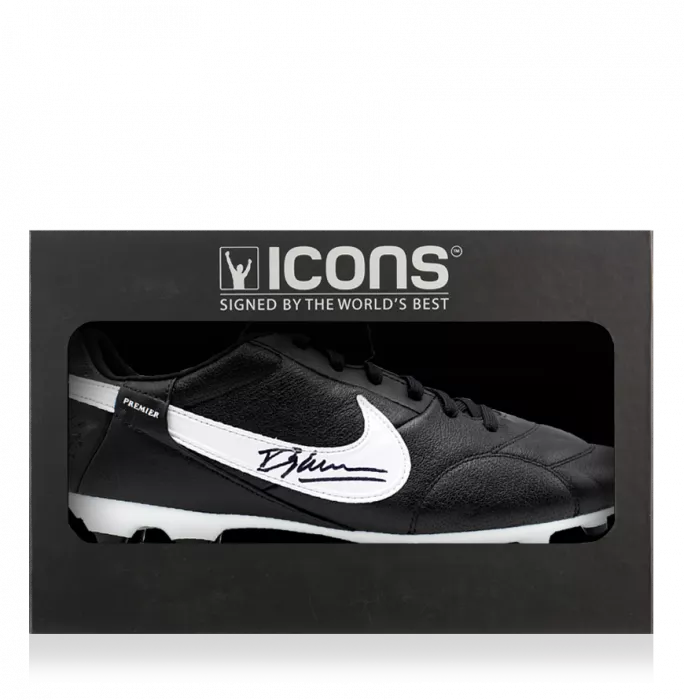 Dennis Bergkamp Signed Nike Premier Football Boot In Deluxe Packaging