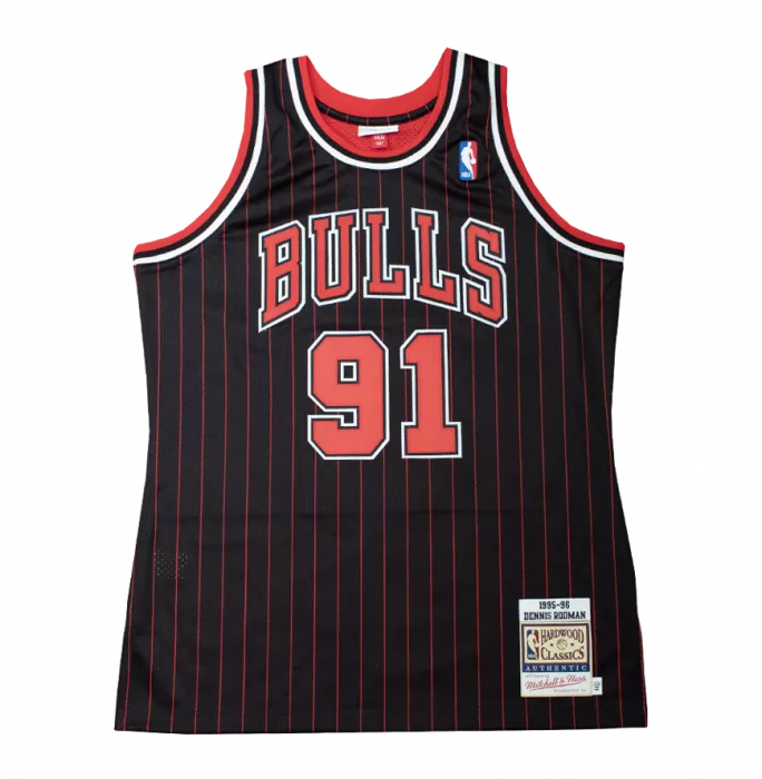 Dennis Rodman Signed And Framed Chicago Bulls Jersey