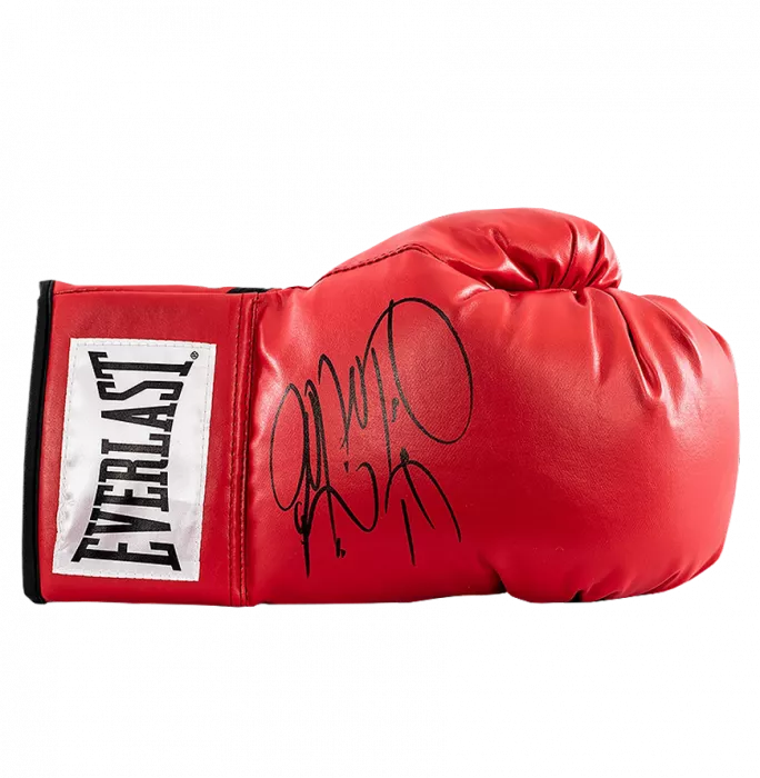 Deontay Wilder Signed Red Everlast Boxing Glove