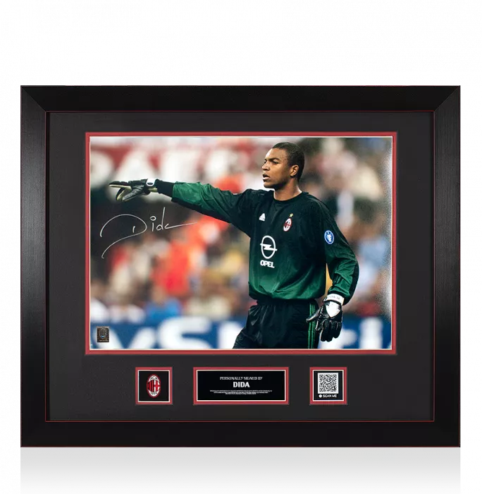 Dida Official AC Milan Signed and Framed Photo