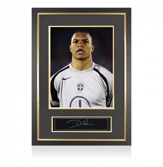Dida Signed Plaque and Photo Frame: Brazil Legend