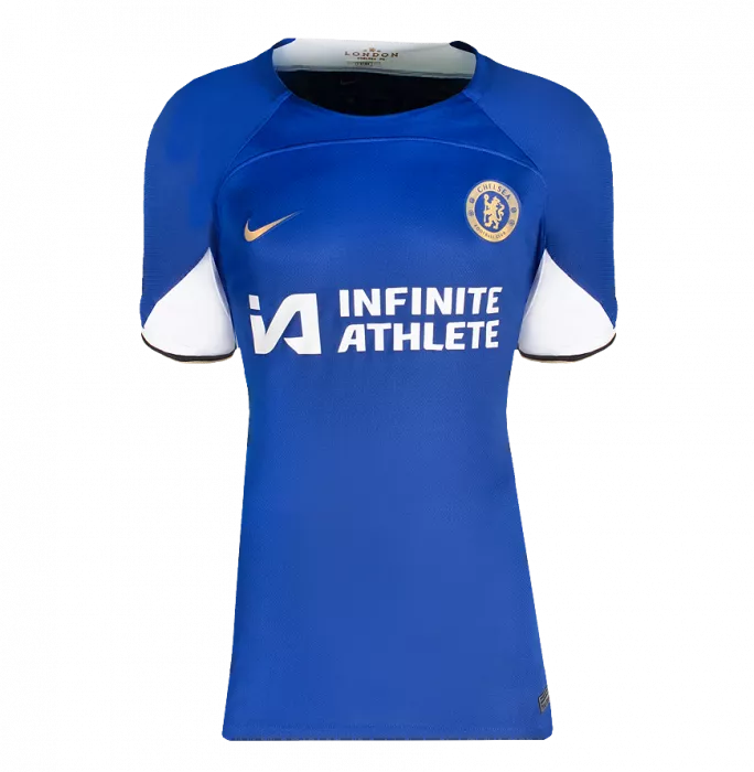Didier Drogba Back Signed Chelsea 2023-24 Home Shirt - "Big Game Player" Inscription In Hero Frame: Option 1