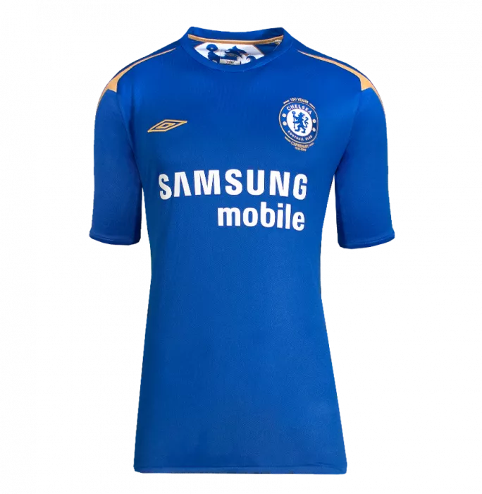 Didier Drogba Official Chelsea FC Signed And Framed Chelsea 2005-06 Centenary Home Shirt