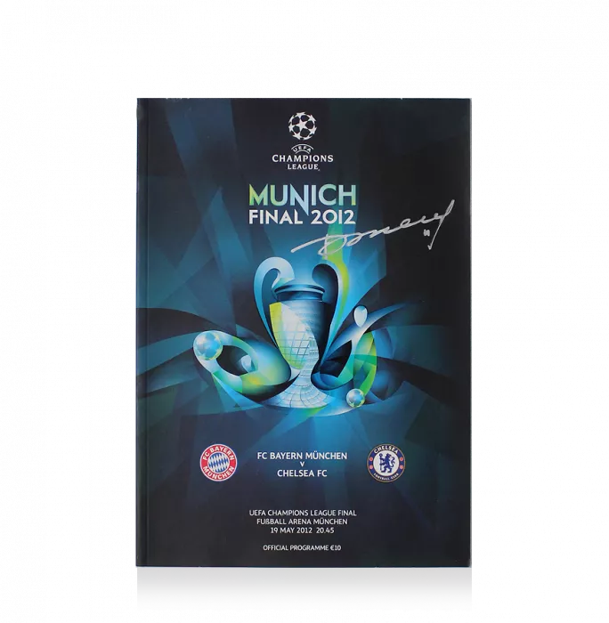 Didier Drogba Signed 2012 UEFA Champions League Final Programme