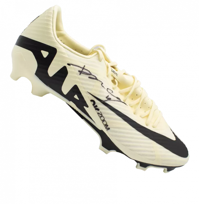 Didier Drogba Signed Nike Vapor Boot In Deluxe Packaging