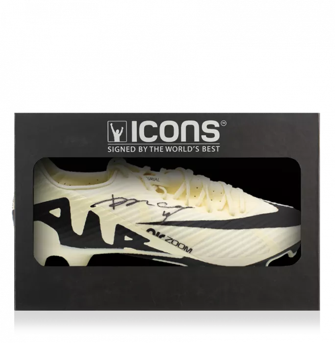 Didier Drogba Signed Nike Vapor Boot In Deluxe Packaging