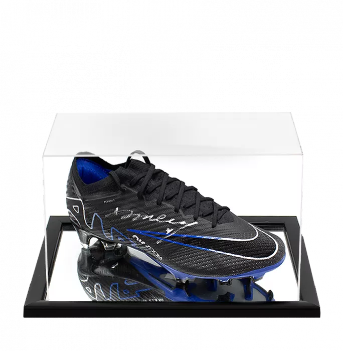 Didier Drogba Signed Nike Vapor Elite Boot In Acrylic Case