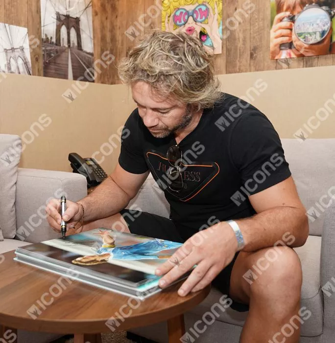 Diego Lugano Official 2010 FIFA World Cup™ Signed And Framed Uruguay Photo