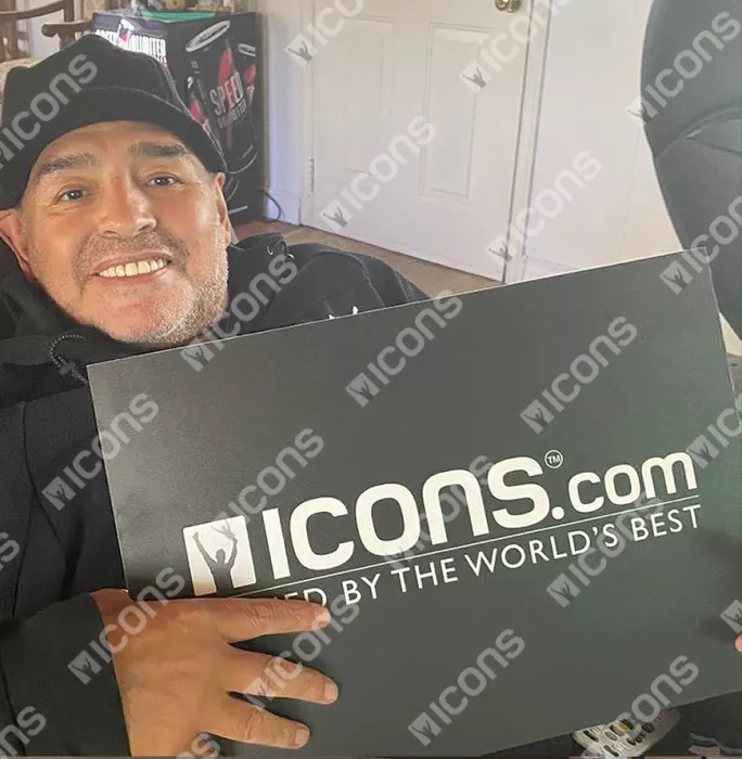 Diego Maradona Back Signed Argentina 1986 Home Shirt In Classic Frame