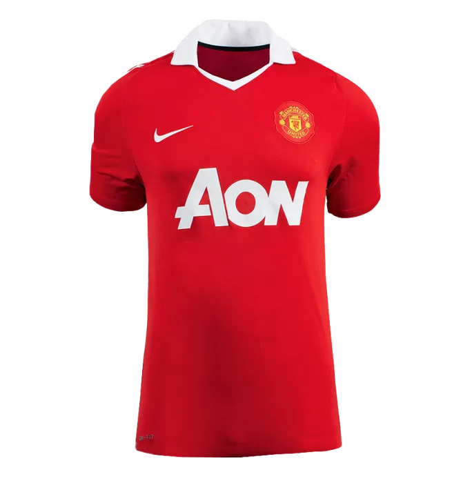 Dimitar Berbatov Back Signed Manchester United 2010-11 Home Shirt: 2x Premier League Winner Inscription In Hero Frame: Option 1