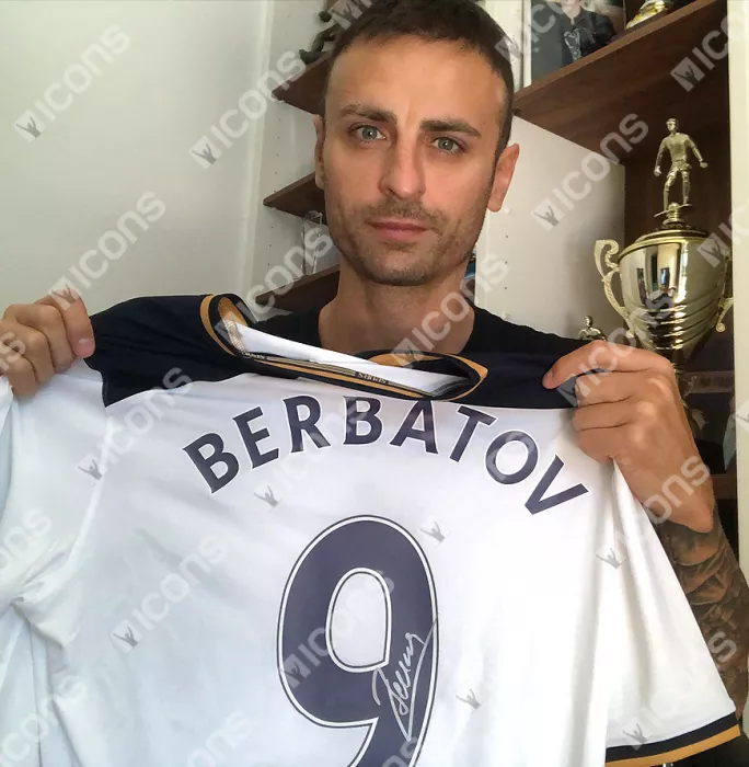 Dimitar Berbatov Signed Tottenham Hotspur Home Shirt